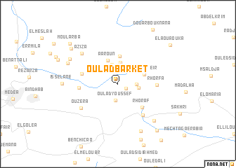 map of Oulad Barket