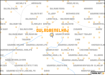 map of Oulad Ben el Haj