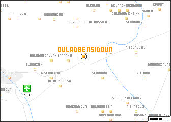 map of Oulad Ben Sidoun