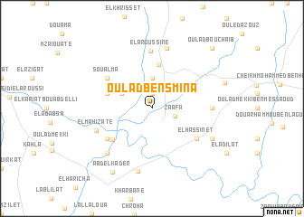 map of Oulad Ben Smina