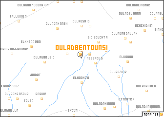 map of Oulad Ben Tounsi
