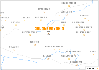 map of Oulad Ben Yahia