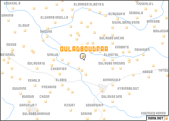 map of Oulad Boudraa