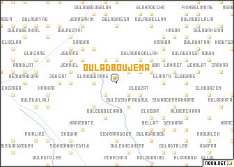 map of Oulad Boujema