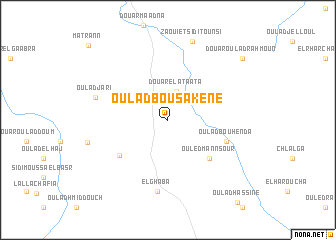 map of Oulad Bou Sakene