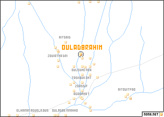 map of Oulad Brahim