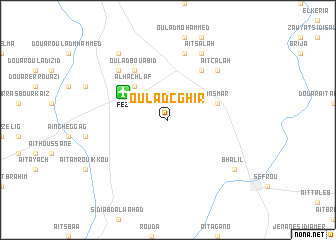 map of Oulad Cghir