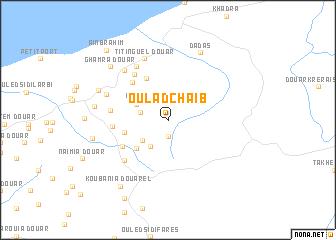 map of Oulad Chaïb
