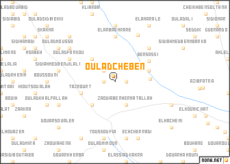 map of Oulad-Chebèn