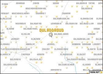 map of Oulad Daoud