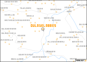 map of Oulad el Abbes