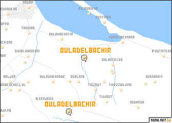 map of Oulad el Bachir