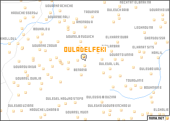 map of Oulad el Feki