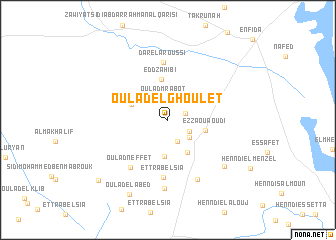 map of Oulad el Ghoulet