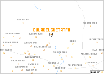 map of Oulad el Guetatfa