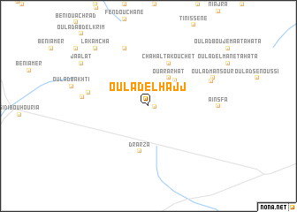 map of Oulad el Hajj