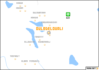 map of Oulad el Ouali