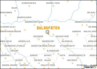 map of Oulad Fateh