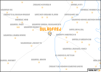 map of Oulad Frej