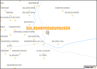 map of Oulad Hammou Ou Moussa