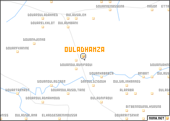 map of Oulad Hamza