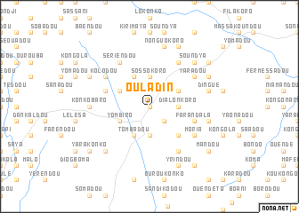 map of Ouladin