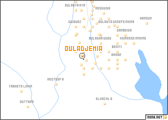 map of Oulad Jemia