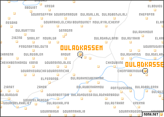 map of Oulad Kassem