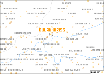map of Oulad Khriss