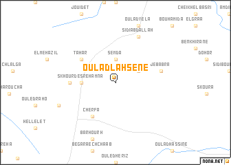 map of Oulad Lahsene