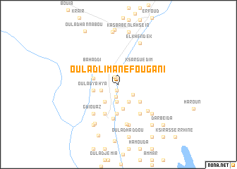 map of Oulad Limane Fougani