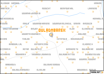 map of Oulad Mbarek