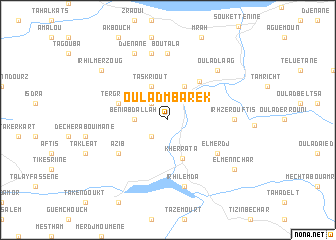 map of Oulad MʼBarek