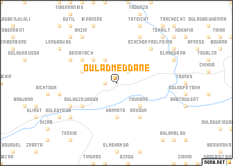 map of Oulad Meddane