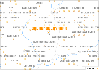 map of Oulad Moulay Amar