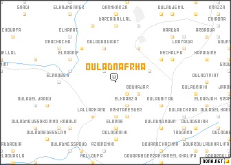 map of Oulad Nafrha