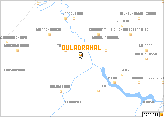 map of Oulad Rahal