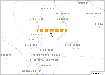 map of Oulad Regraga