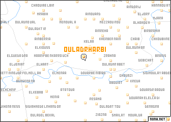 map of Oulad Rharbi