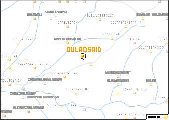 map of Oulad Saïd