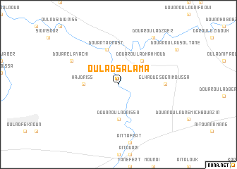 map of Oulad Salama