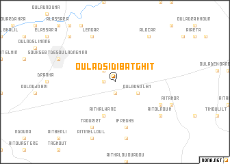 map of Oulad Sidi Batghit