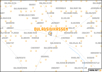 map of Oulad Sidi Kassem