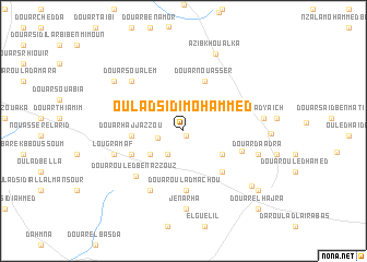 map of Oulad Sidi Mohammed