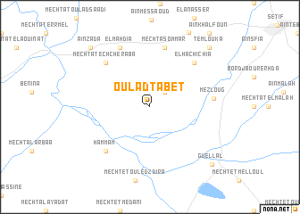 map of Oulad Tabet