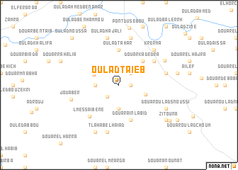map of Oulad Taïeb