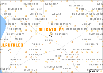 map of Oulad Taleb