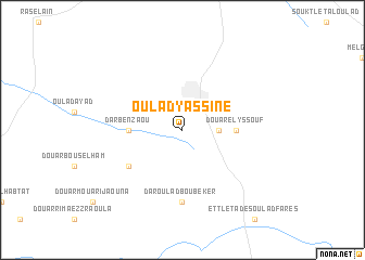 map of Oulad Yassine