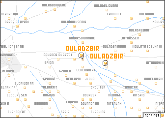 map of Oulad Zbir