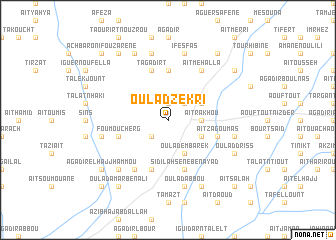 map of Oulad Zekri